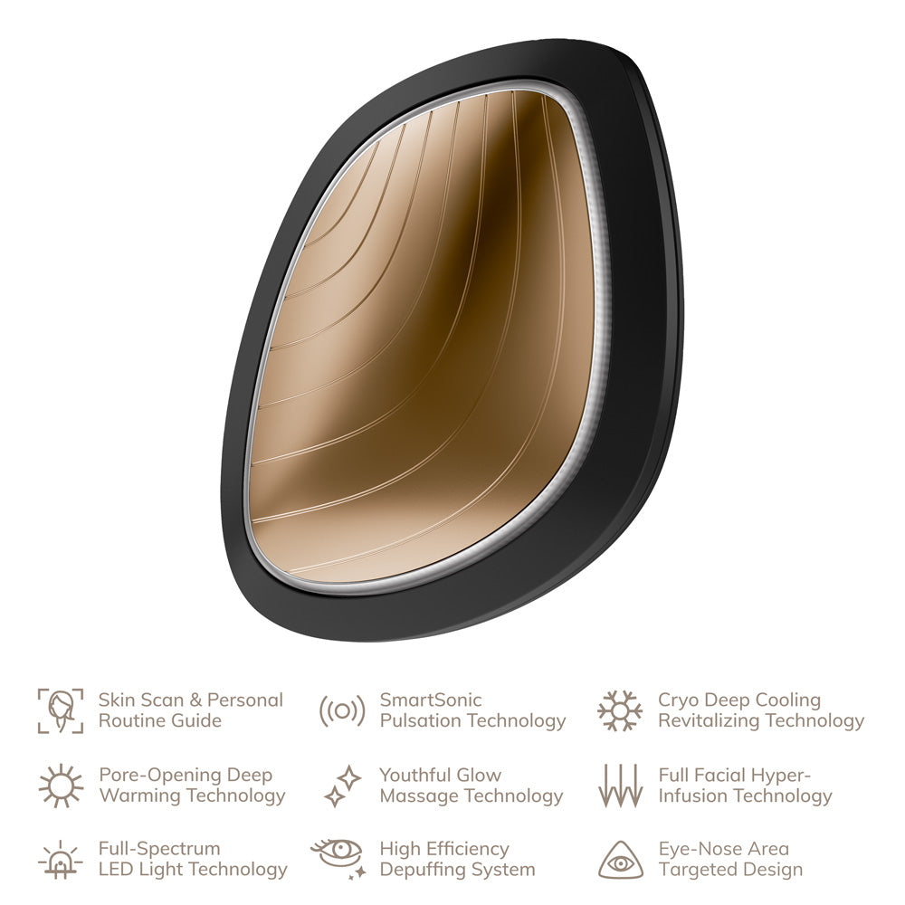 GESKE SMART APP GUIDED mascarilla sónica cálido y fresco 9 en 1 #dorado 1 u