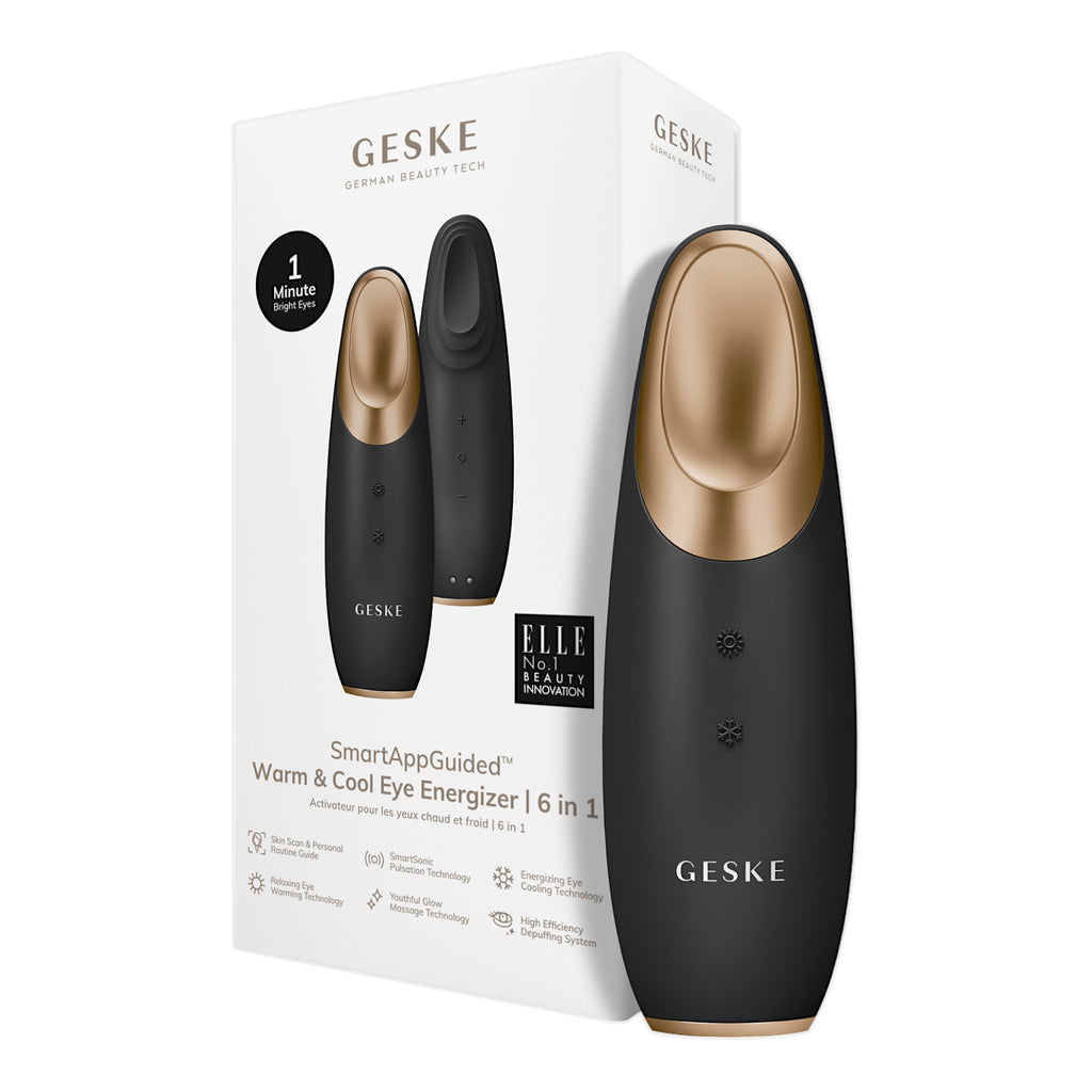 GESKE SMART APP GUIDED 6 in 1 Warm &amp; Cool Eye Energizer #black 1 pcs