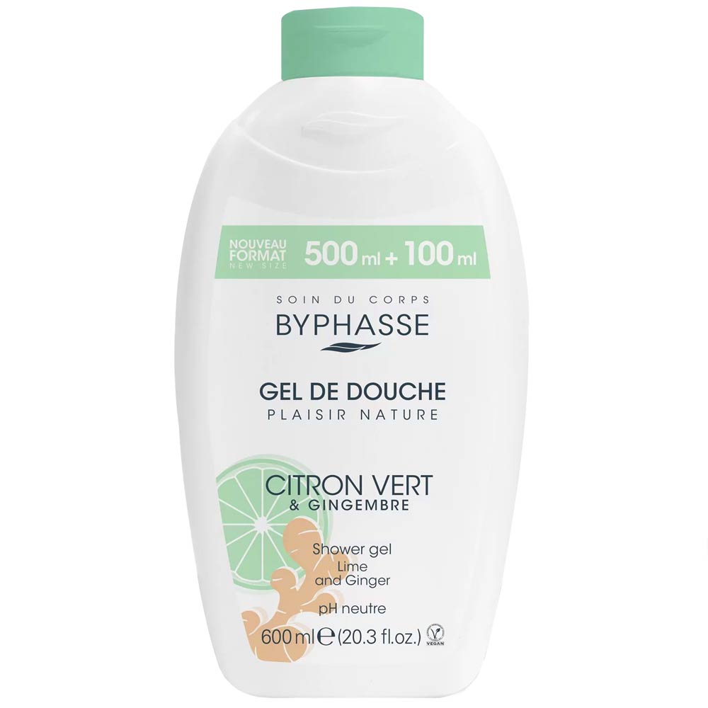BYPHASSE CITRON VERT &amp; GINGER shower gel 600 ml