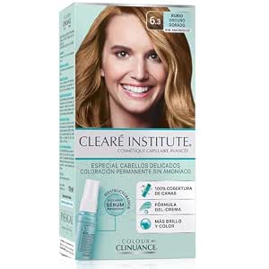 CLEARÉ INSTITUTE COLOUR CLINUANCE delicato per capelli #6.3-biondo scuro dorato 1 u