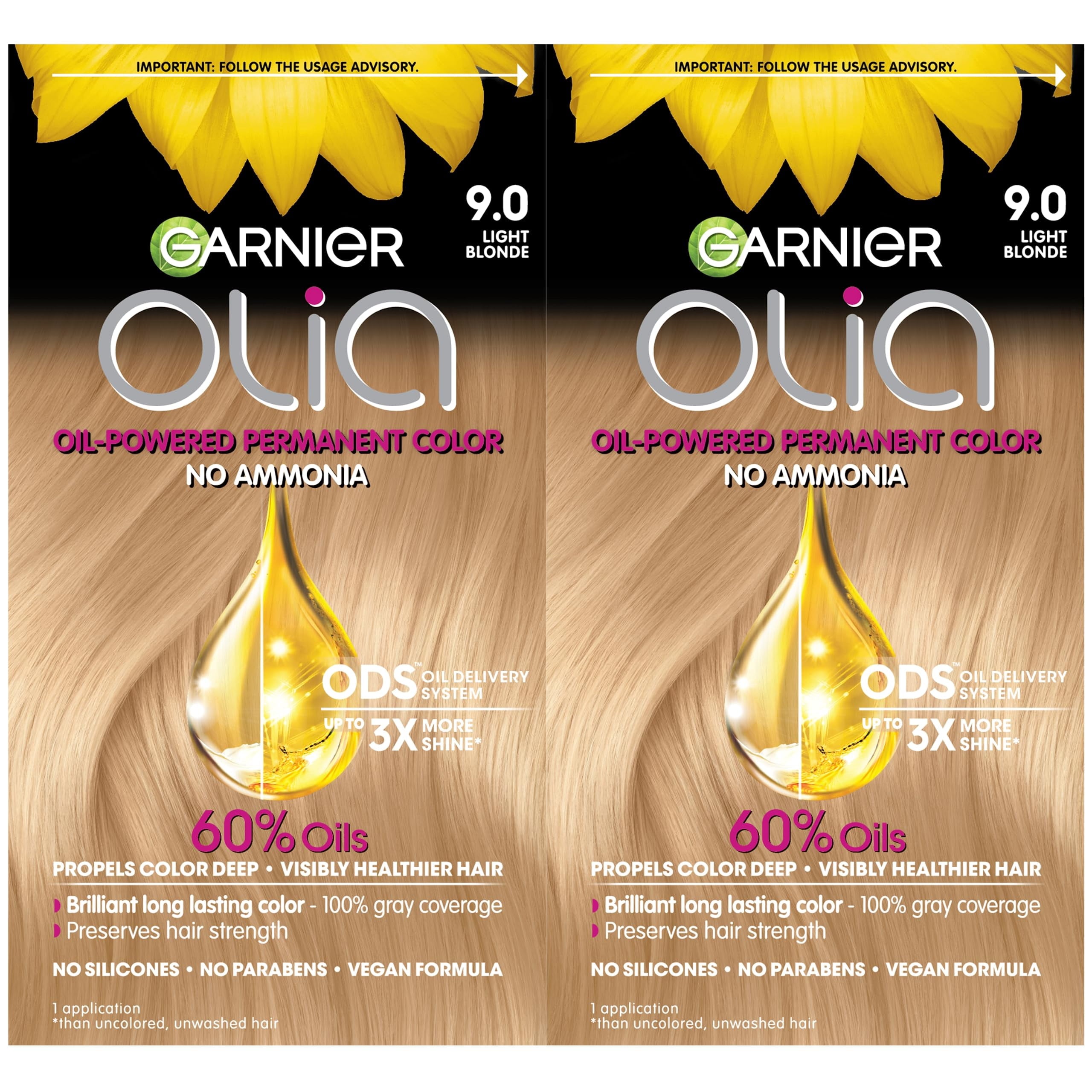 GARNIER OLIA colorazione permanente senza ammoniaca #9.0-biondo chiarissimo 1 pz
