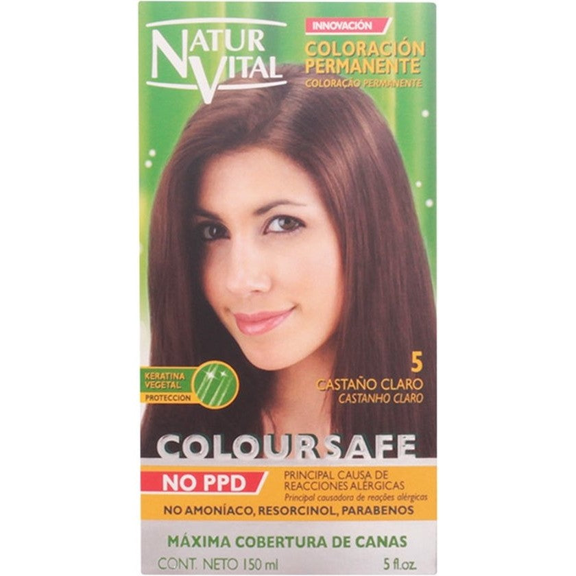 Tinta permanente NATUR VITAL COLOURSAFE #5-castano chiaro