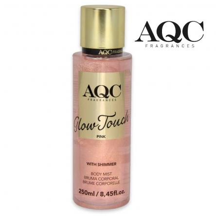AQC FRAGRANCES GLOW TOUCH PINK brume corporelle pailletée 250 ml