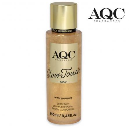 AQC FRAGRANCES GLOW TOUCH PINK brume corporelle pailletée 250 ml