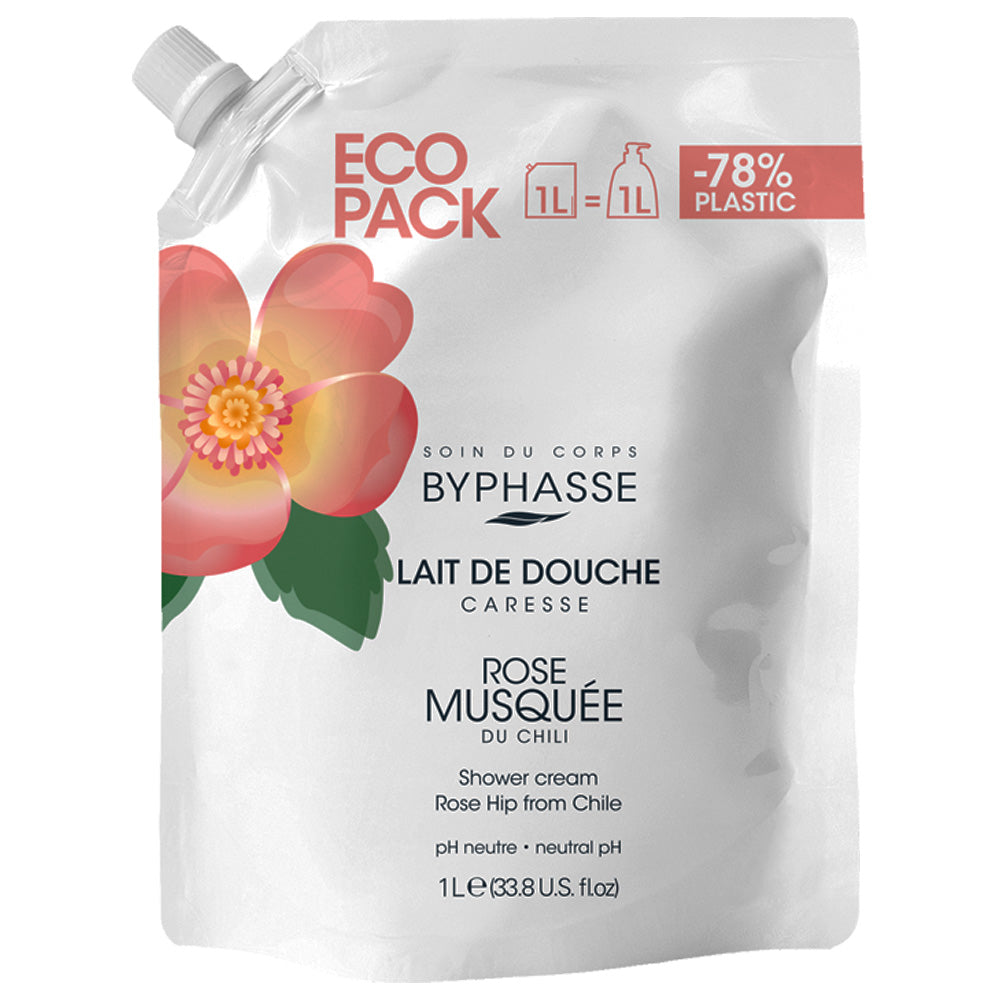 BYPHASSE CARESSE rosehip shower cream 2000 ml