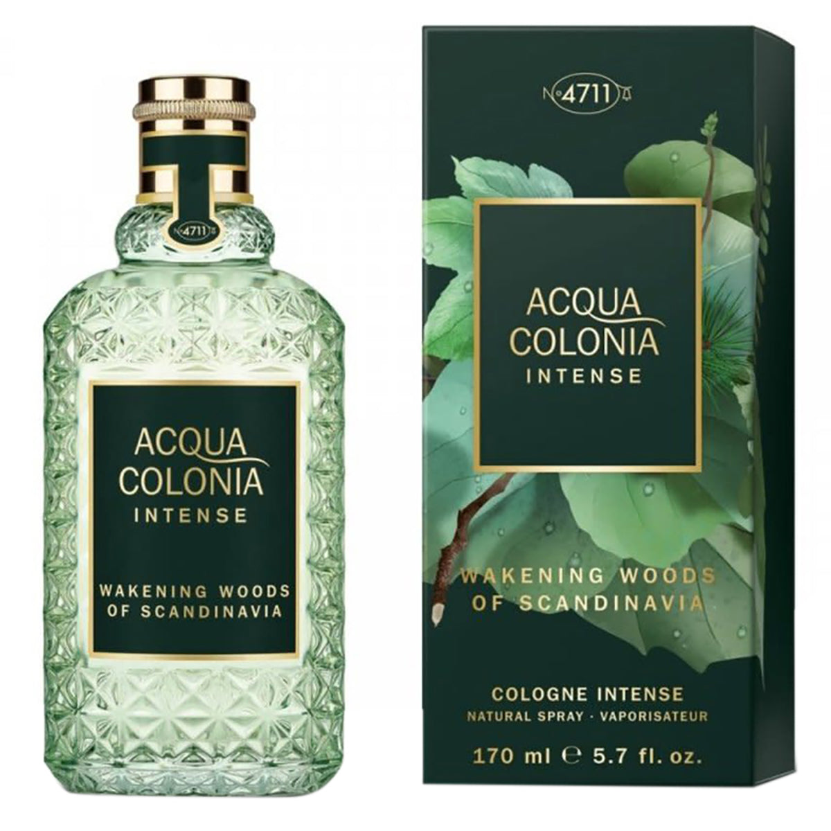 4711 ACQUA COLONIA INTENSE WAKENING WOODS OF SCANDINAVIA eau de Cologne 170 ml