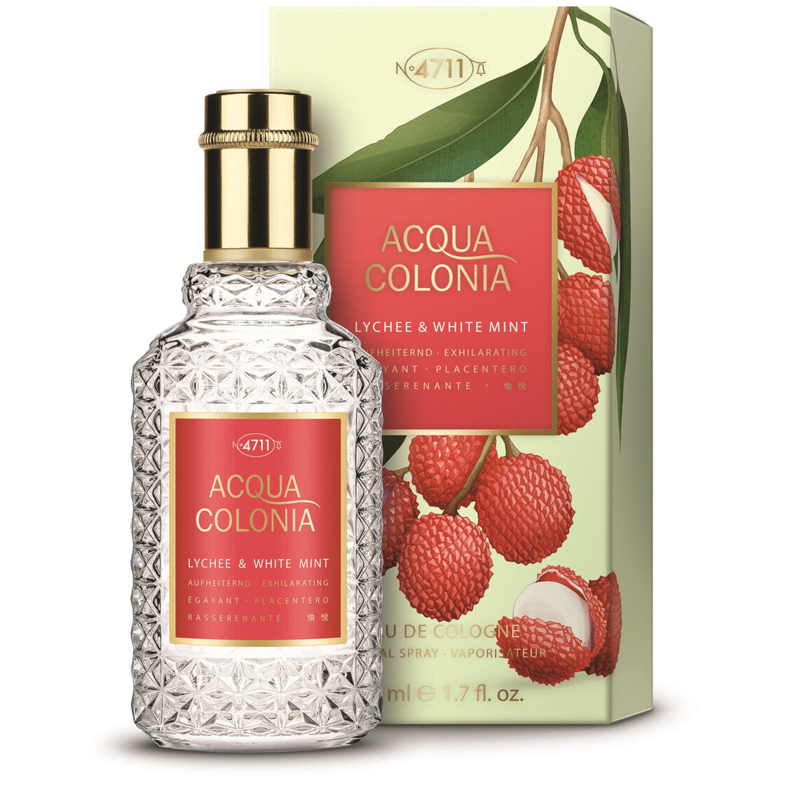 4711 ACQUA COLONIA LYCHEE & WHITE MINT eau de cologne spray 50 ml