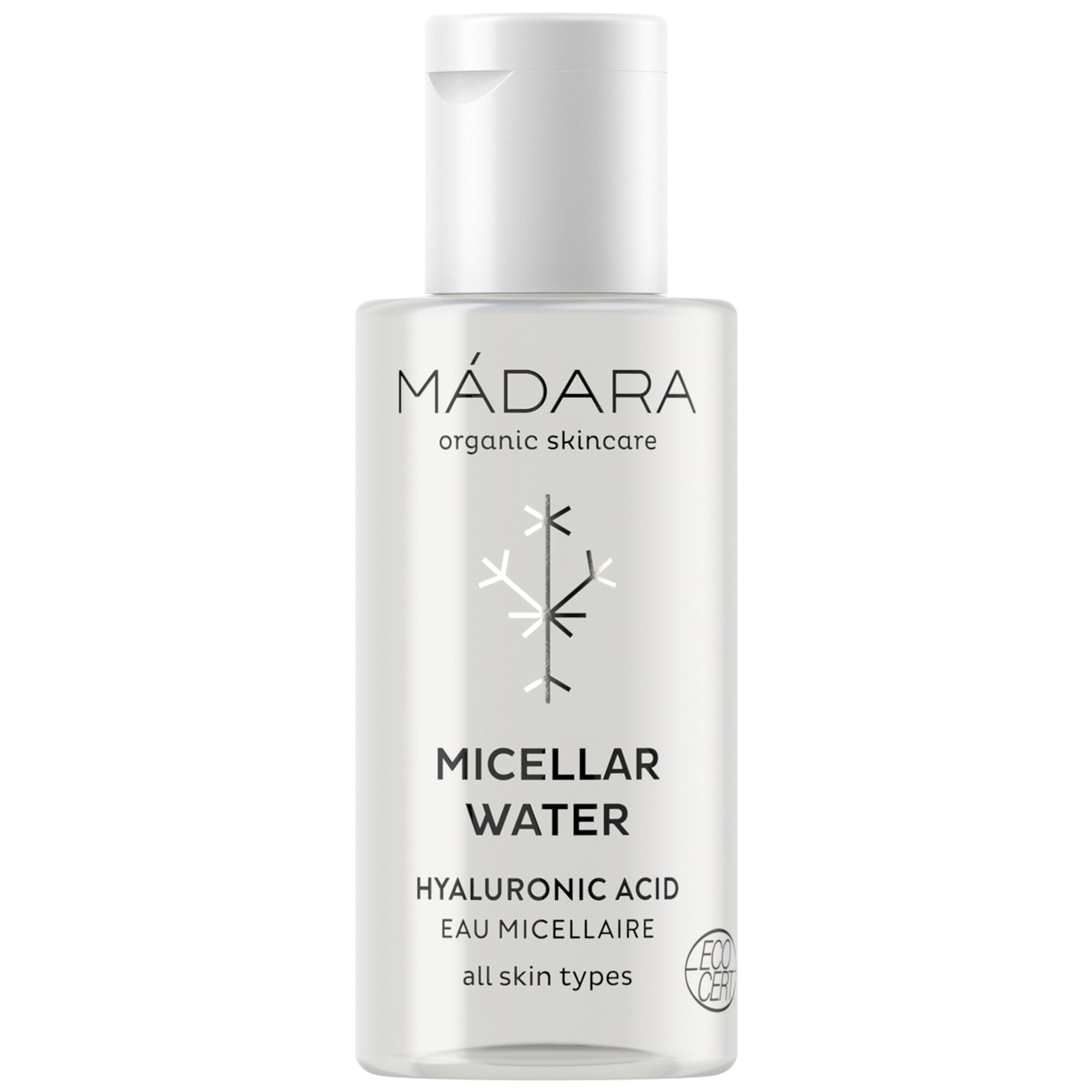 MÁDARA ORGANIC SKINCARE ACQUA MICELLARE con acido ialuronico 100 ml