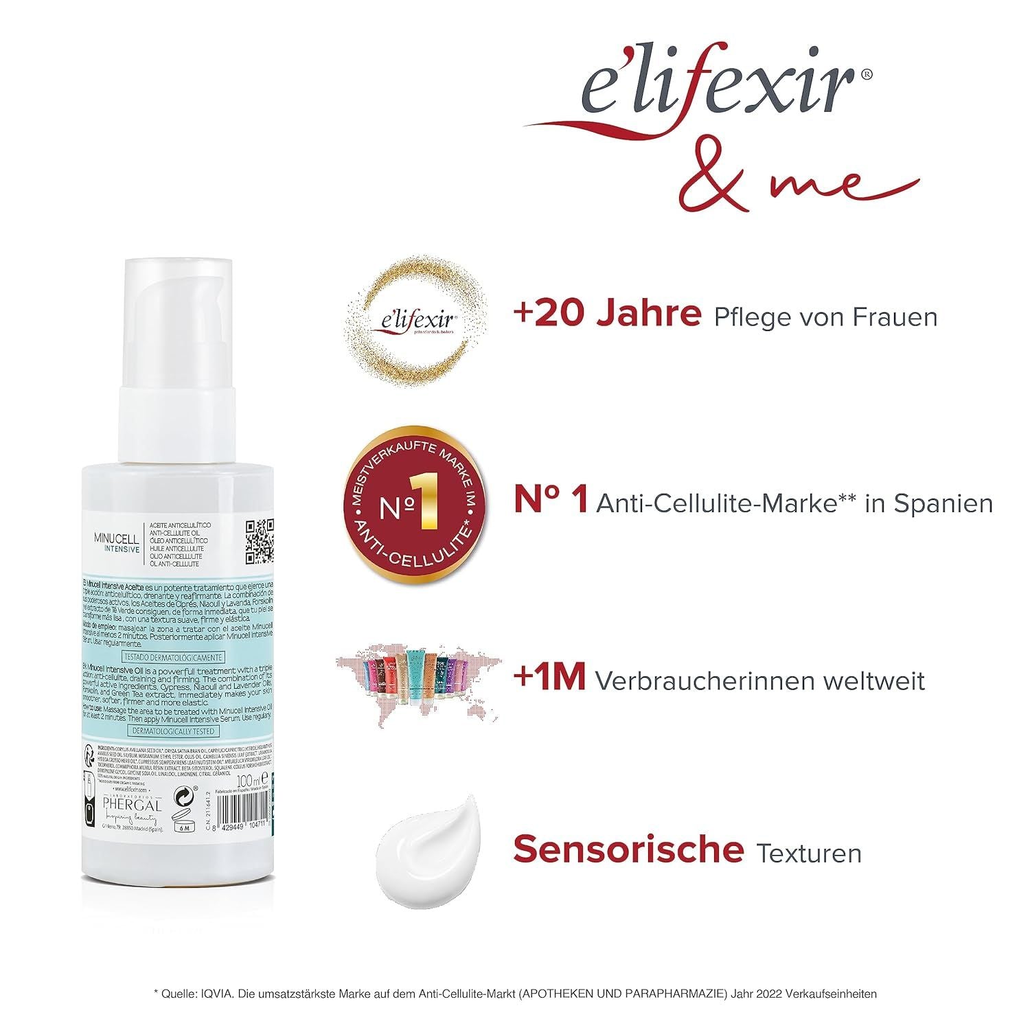 E'LIFEXIR MINUCELL INTENSIVE olio anticellulite 100 ml