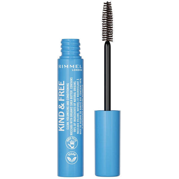 RIMMEL LONDON KIND & FREE mascara #02-marrone nero