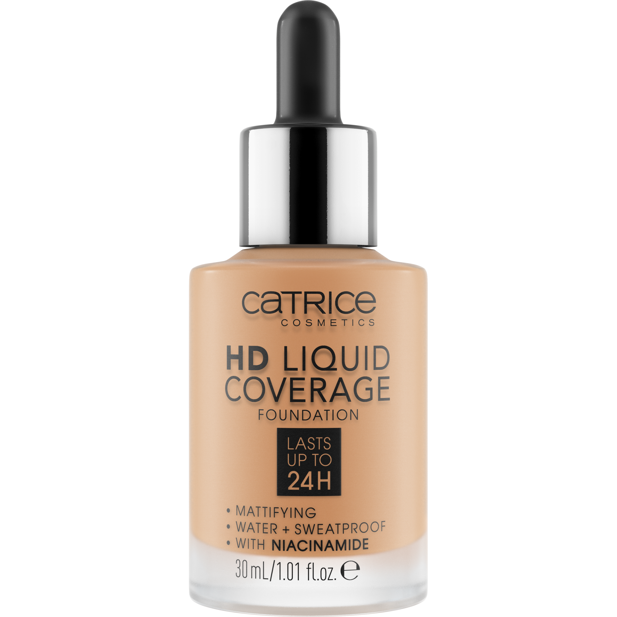 CATRICE HD LIQUID COVERAGE FOUNDATION lunga durata fino a 24 ore #046-camel beige 30 ml