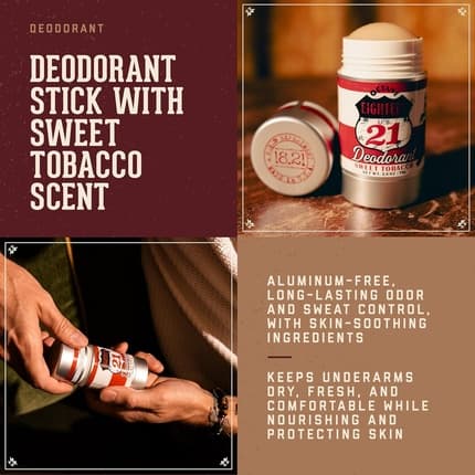 18.21 MAN MADE SWEET TOBACCO deodorant stick 75 gr