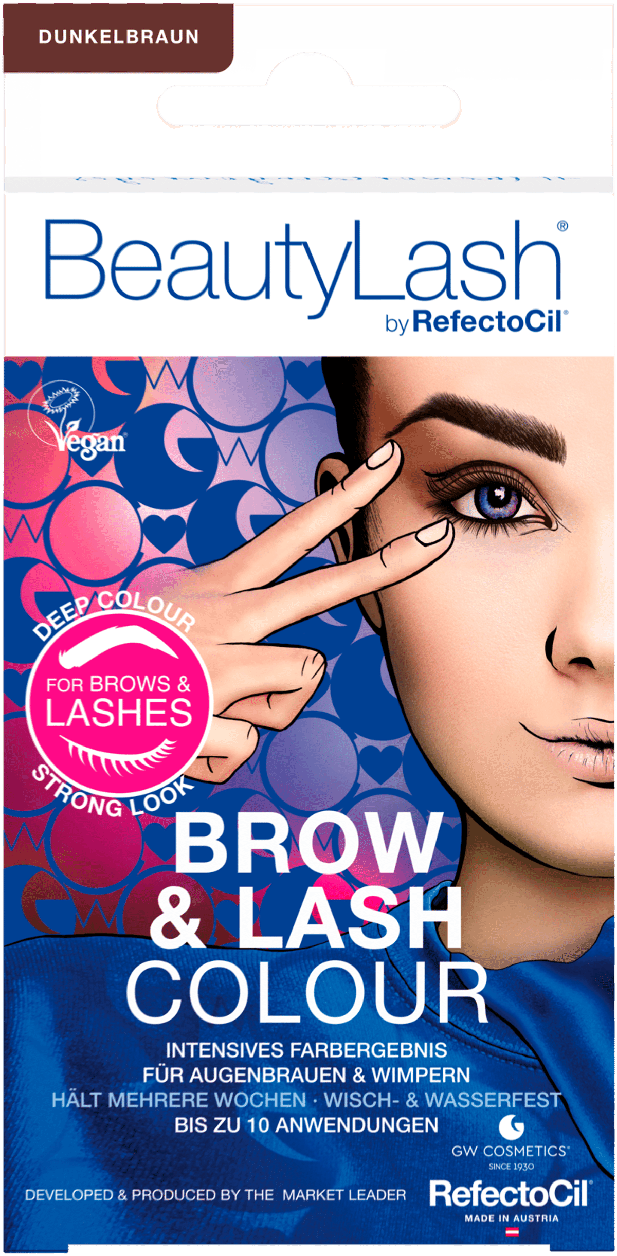 REFECTOCIL BEAUTYLASH BROW & LASH COLOUR kit colorazione sopracciglia e ciglia #Marrone Scuro 1 unità