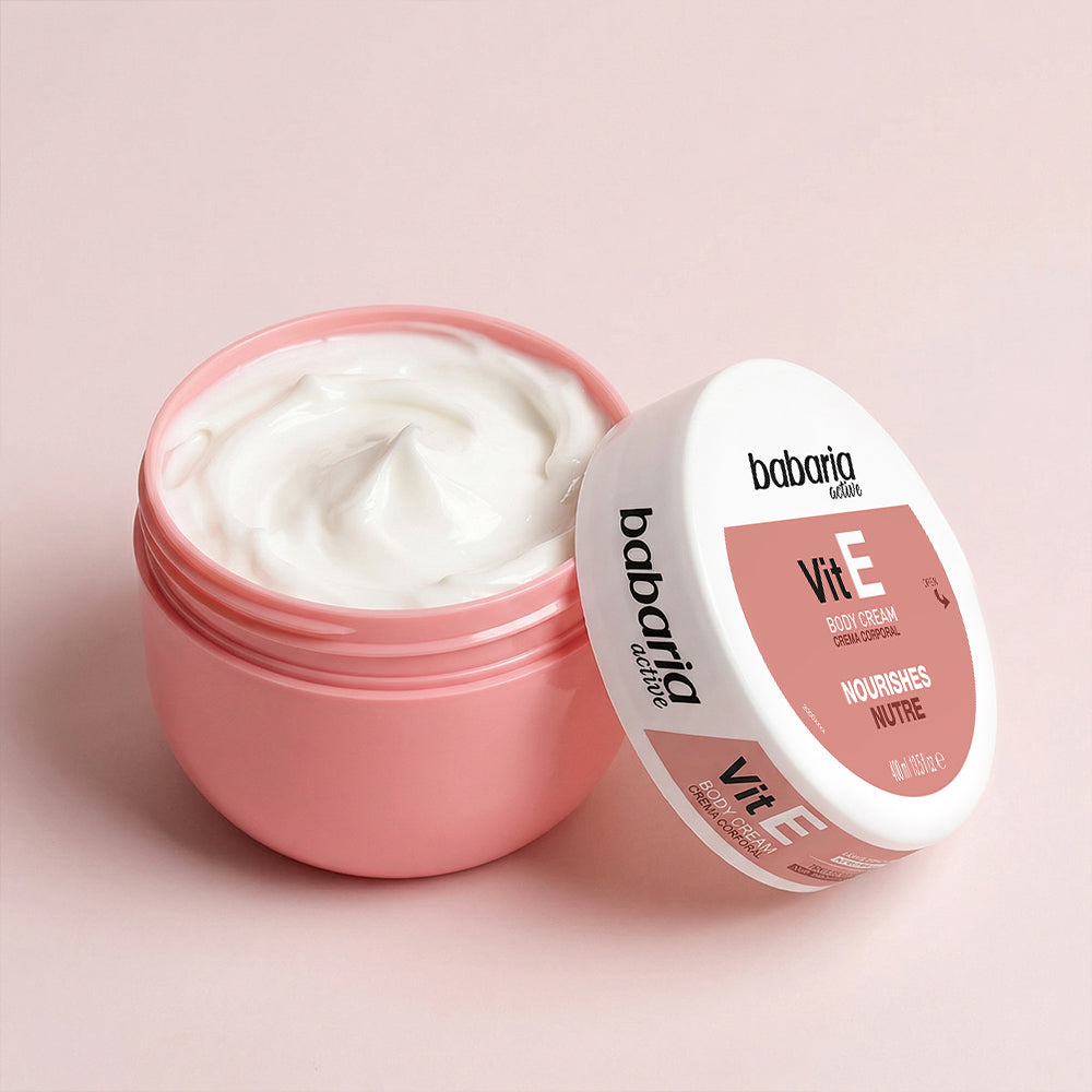 BABARIA VITAMIN E+ body cream 100% vegan 400 ml