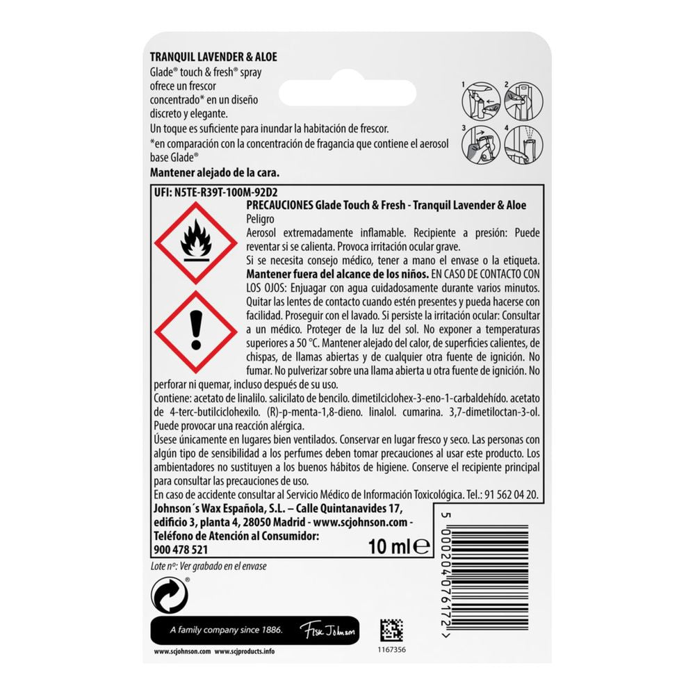 BRISE UN TOQUE ambientador aparato #lavanda 10 ml