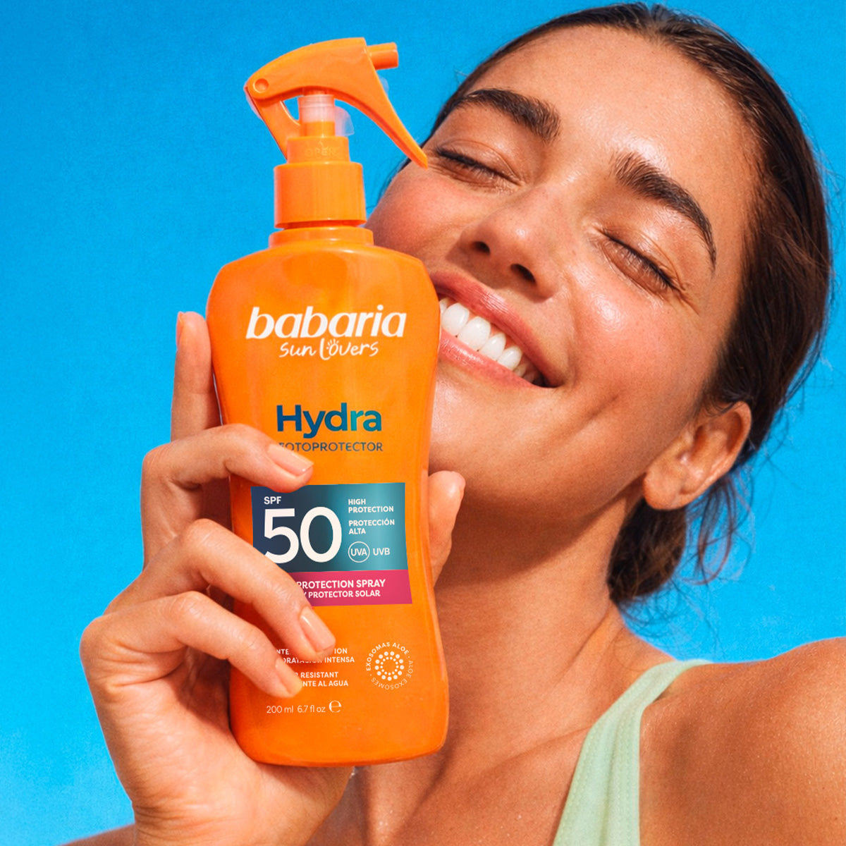 BABARIA SUN LOVERS HYDRA protección solar SPF50 200 ml