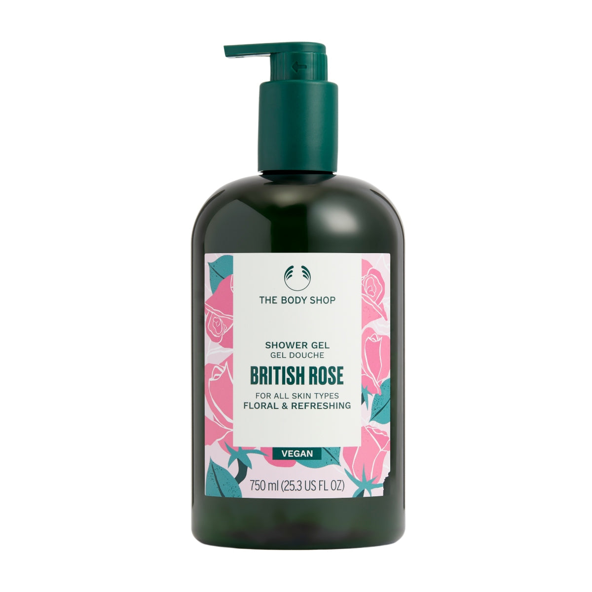THE BODY SHOP BRITISH ROSE Gel douche 750 ml