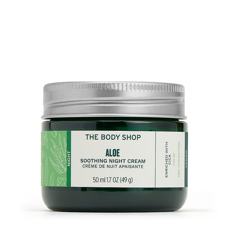 THE BODY SHOP ALOE crema notte lenitiva 50 ml