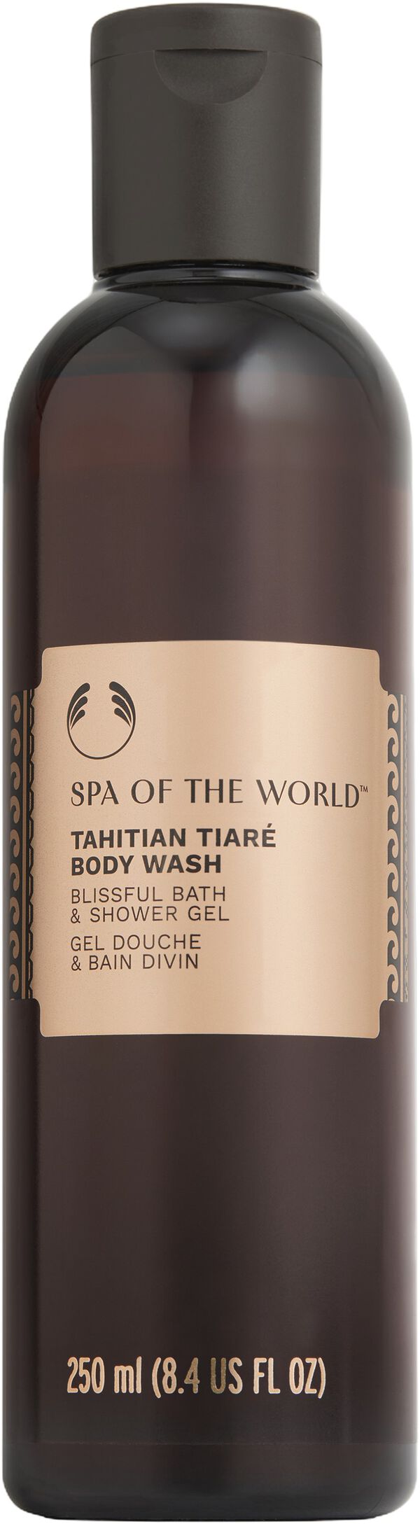 THE BODY SHOP SPA OF THE WORLD gel douche tiaré de Tahiti 250 ml