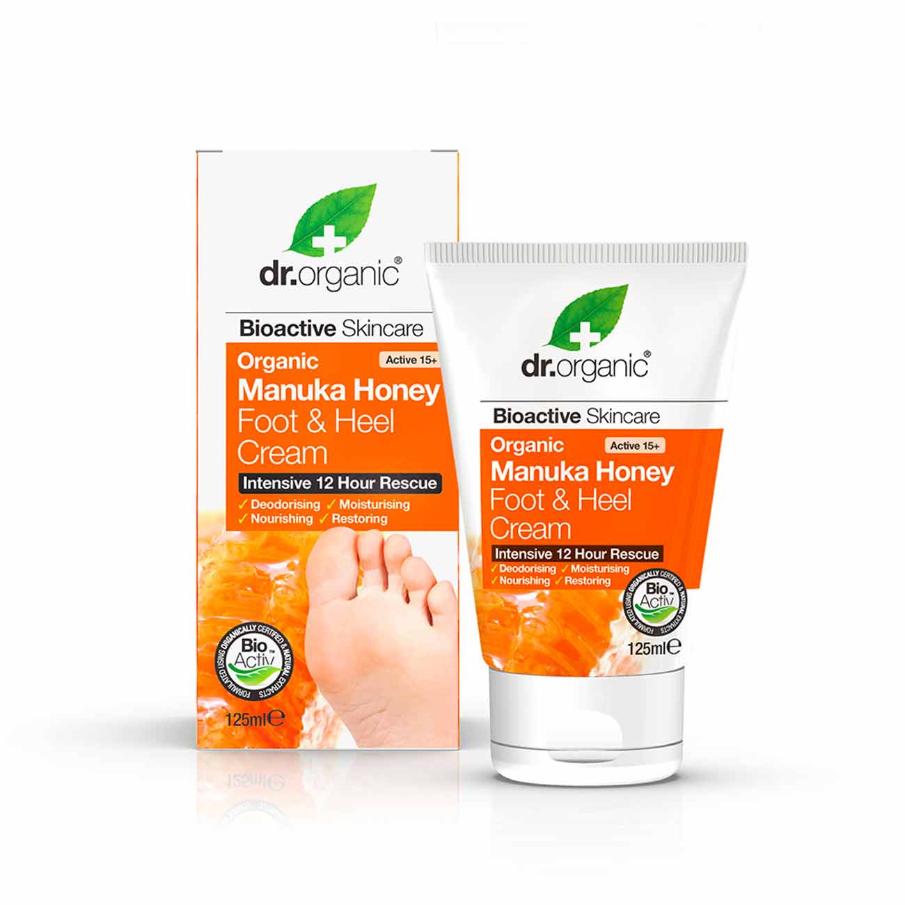 DR. ORGANIC MANUKA HONEY crema piedi e talloni 125 ml