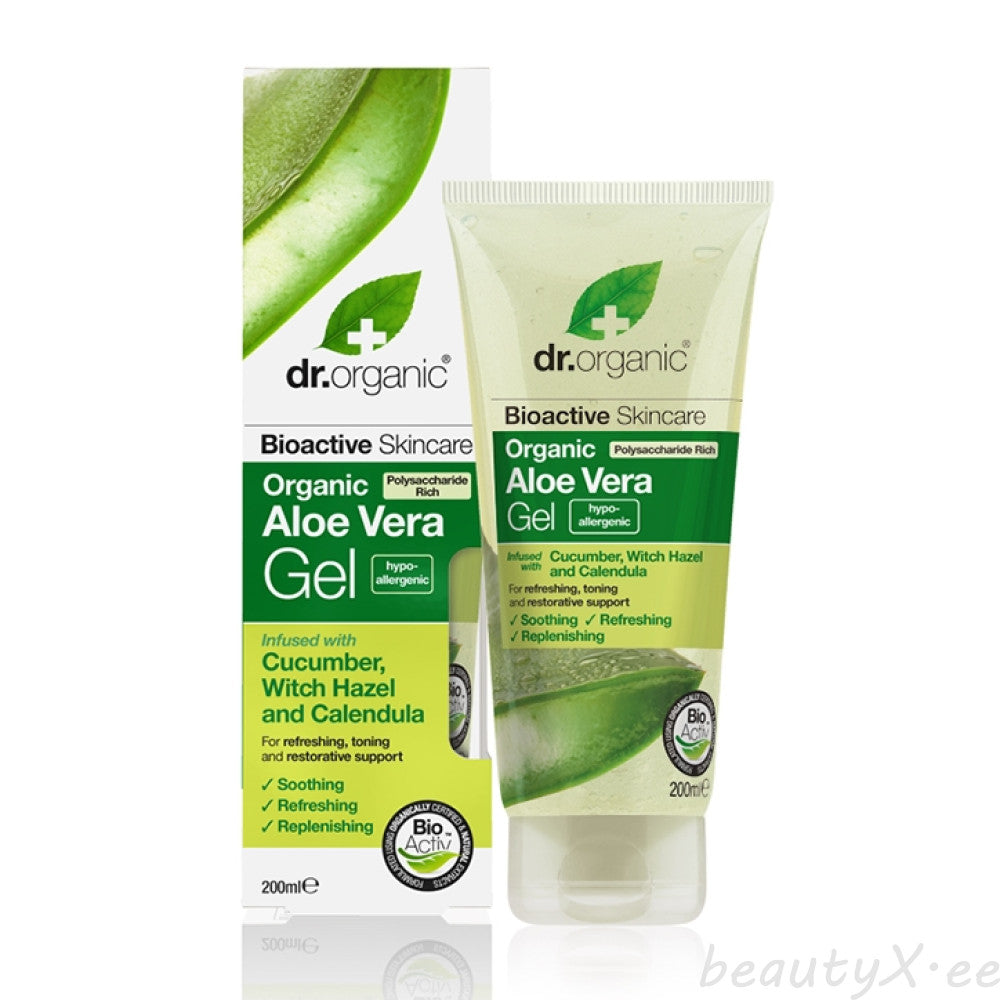 DR. ORGANIC ALOE VERA gel con cetriolo e calendula 200 ml
