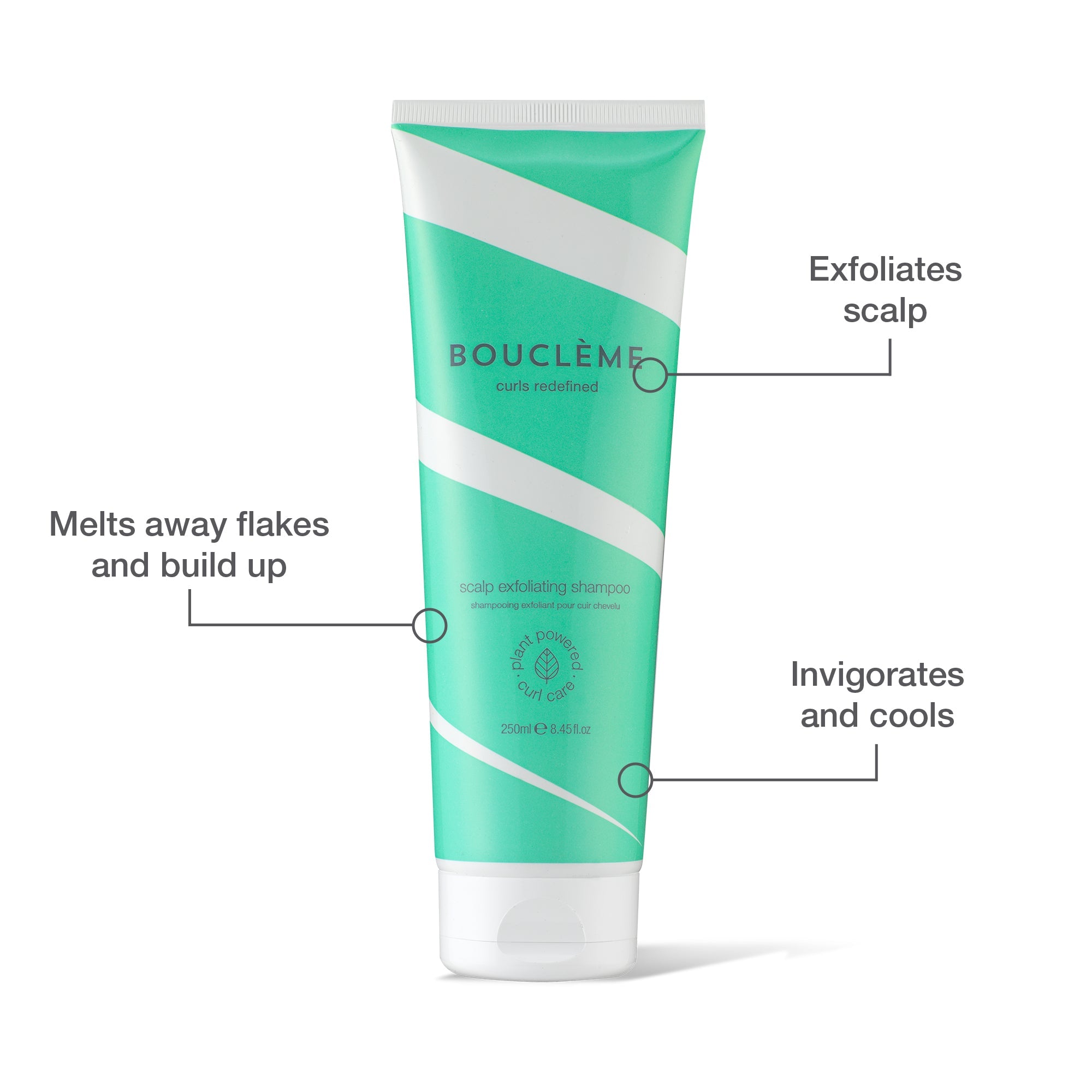 BOUCLÈME CURLS REDEFINED shampoo esfoliante per il cuoio capelluto 250 ml