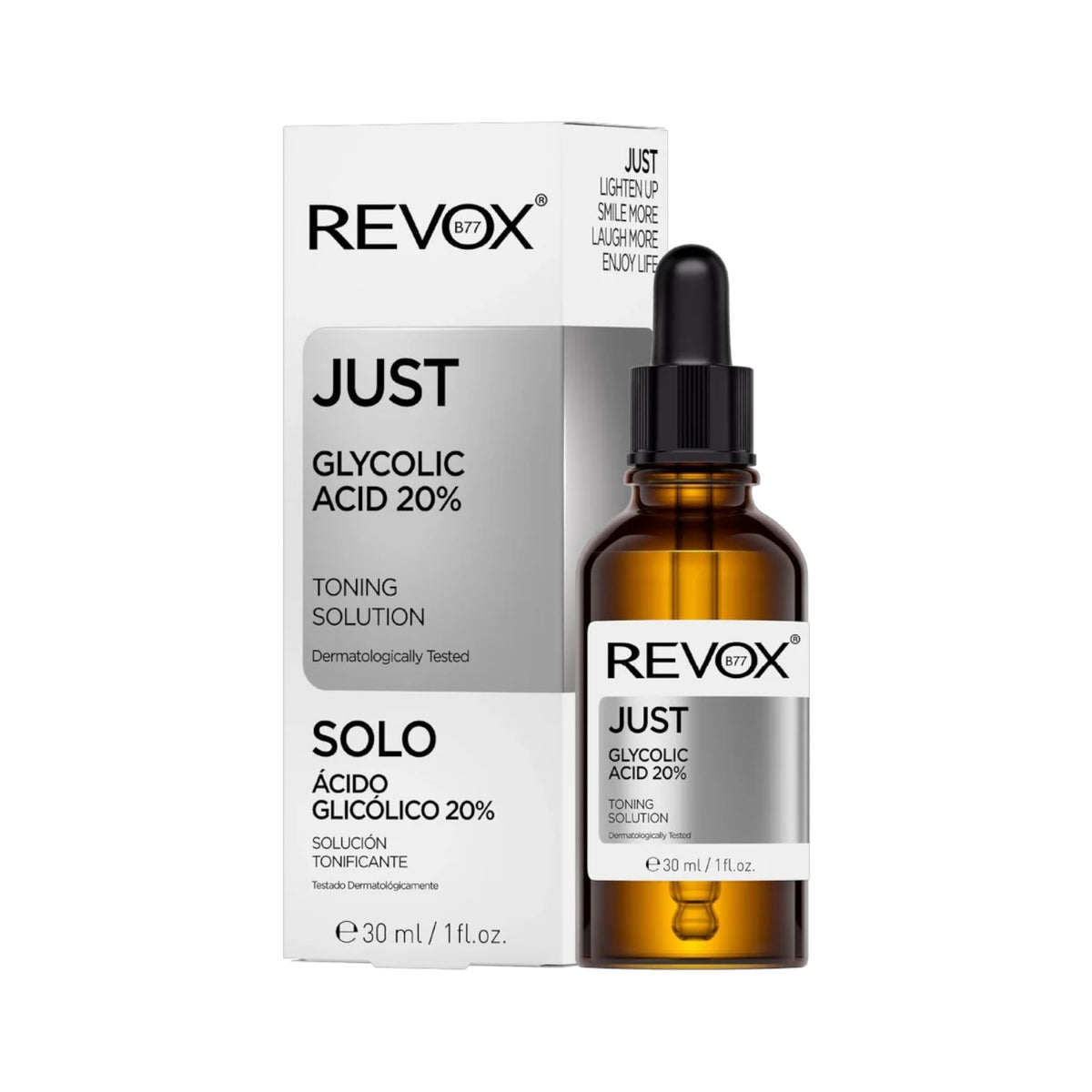 REVOX B77 JUST acide glycolique 20% 30 ml