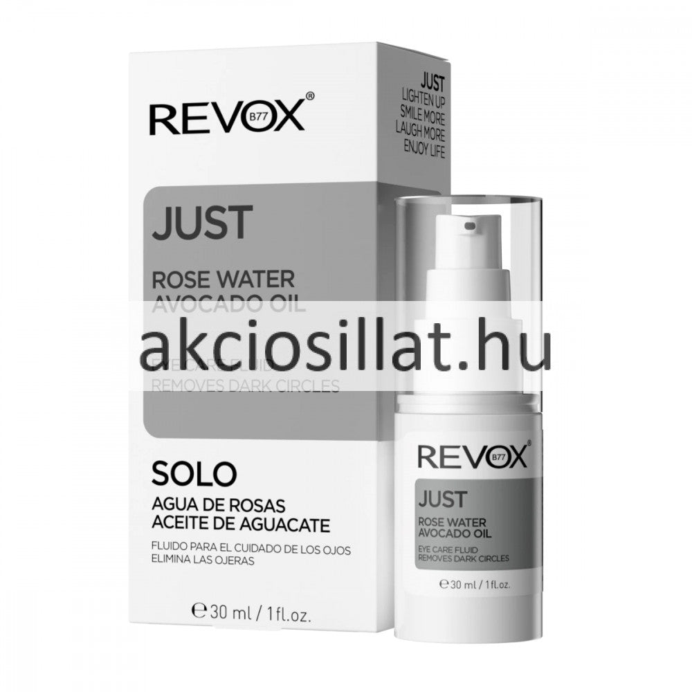 REVOX B77 JUST fluide à l'eau de rose et à l'huile d'avocat 30 ml