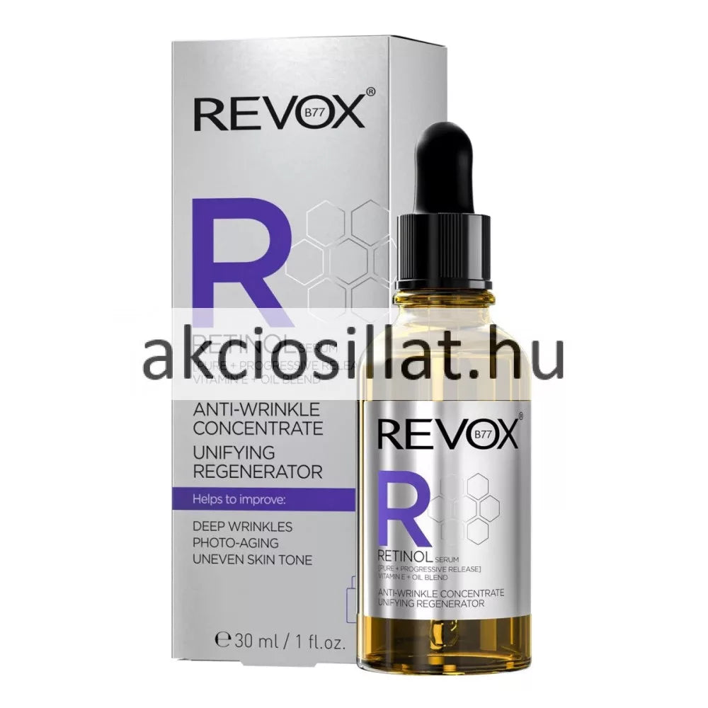 Sérum régénérant unifiant au rétinol REVOX B77 30 ml