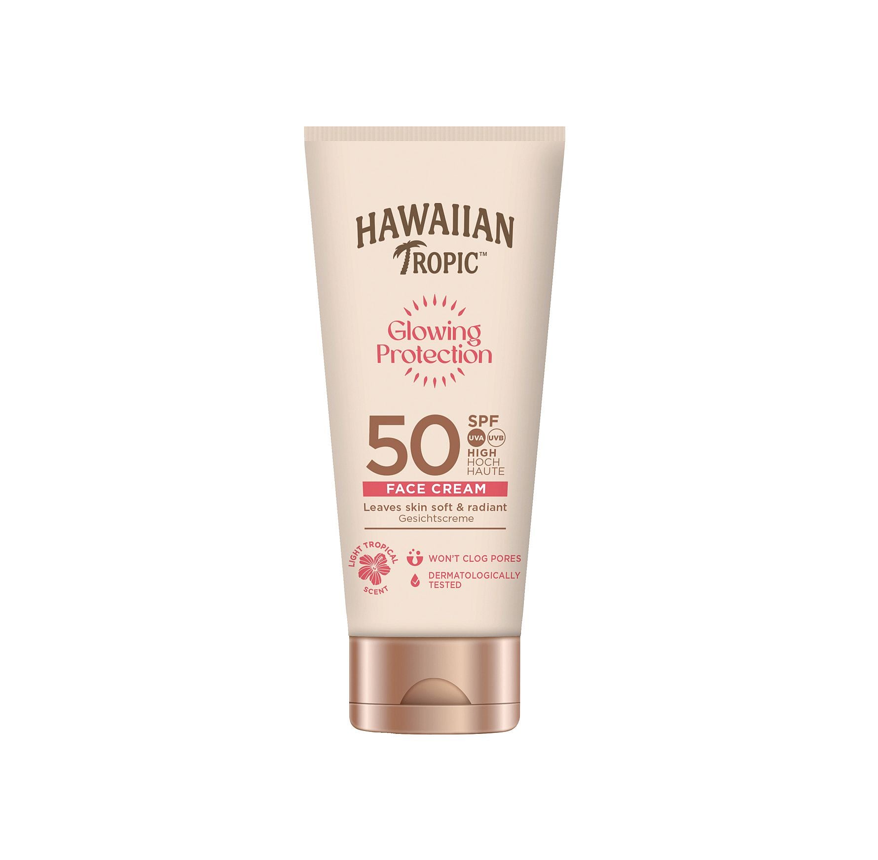 Crème visage HAWAIIAN TROPIC GLOWING PROTECTION SPF50 50 ml