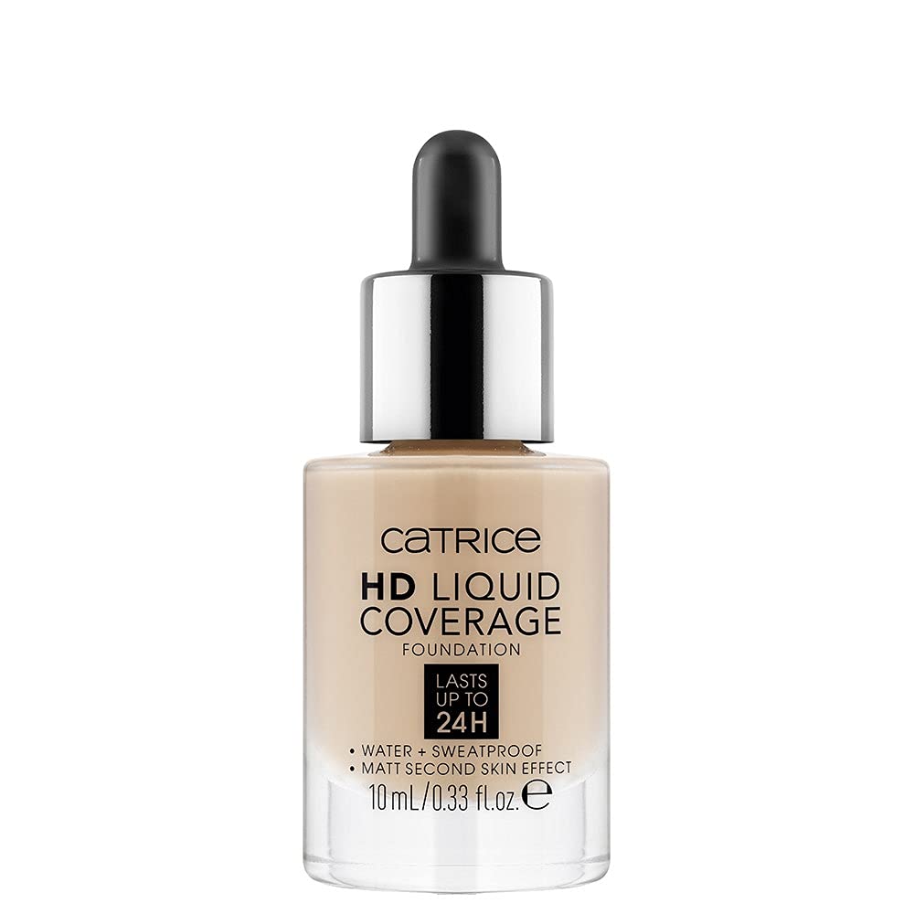 CATRICE FONDOTINTA LIQUIDO HD ALTA COPRENZA durata fino a 24 ore #020-rose beige