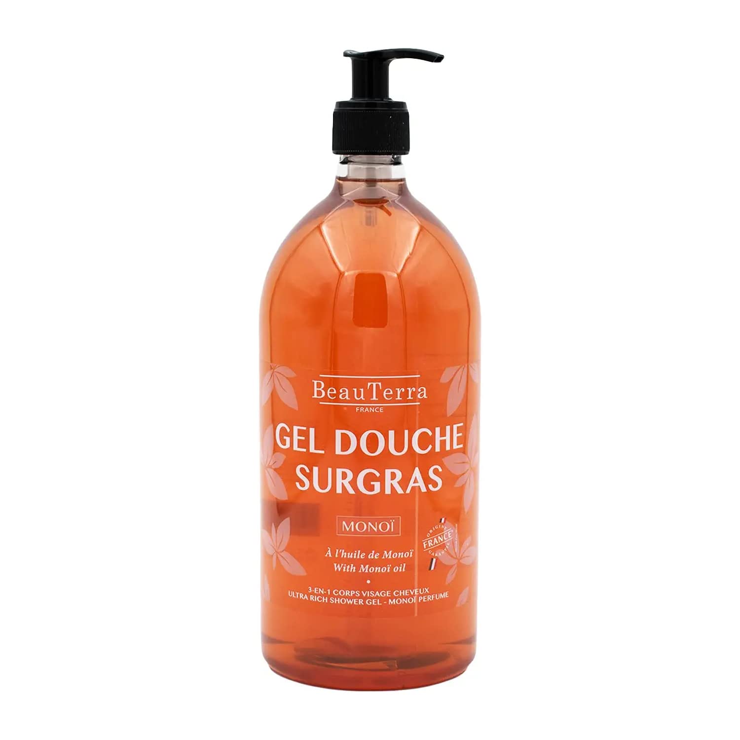 BEAUTERRA MONOI shower gel 1000 ml