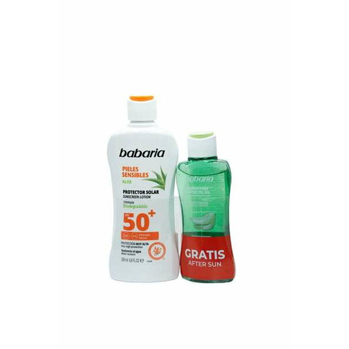 BABARIA SOLAR PIEL SENSIBLE SPF50+ ESTUCHE 2 pz