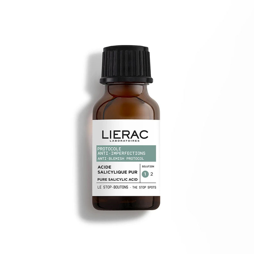 LIERAC PROTOCOLLO ANTI IMPERFEZIONI stop brufoli acido salicilico puro 15 ml