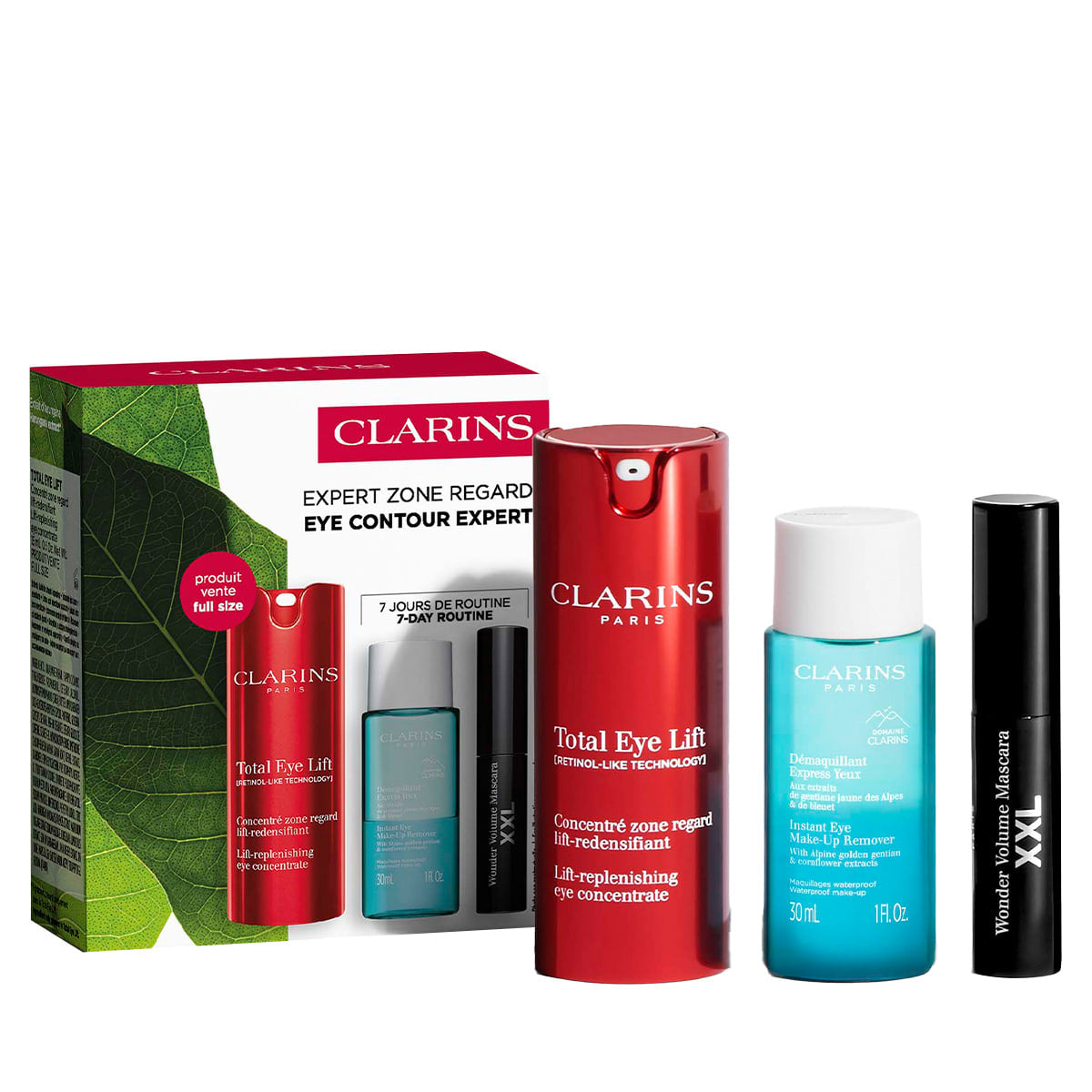 CLARINS TOTAL EYE LIFT set 3 pezzi