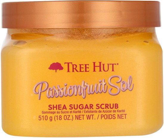 TREE HUT Esfoliante per il corpo allo zucchero Passiflora 510 gr