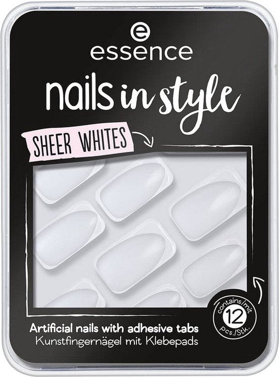 ESSENCE NAILS IN STYLE faux ongles #11-blancs transparents