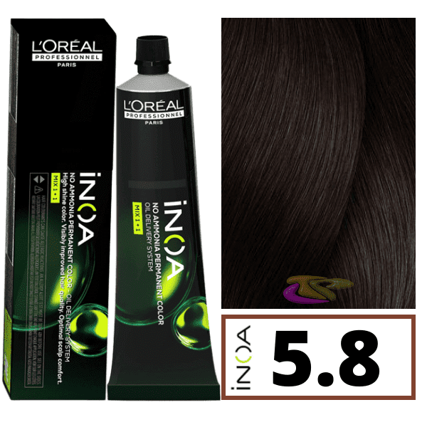 L'ORÉAL PROFESSIONNEL PARIS INOA colorazione permanente senza ammoniaca #5.8 60 gr