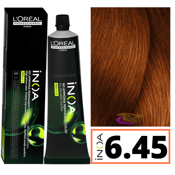 L'ORÉAL PROFESSIONNEL PARIS INOA no ammonia permanent color #6.45 60 gr