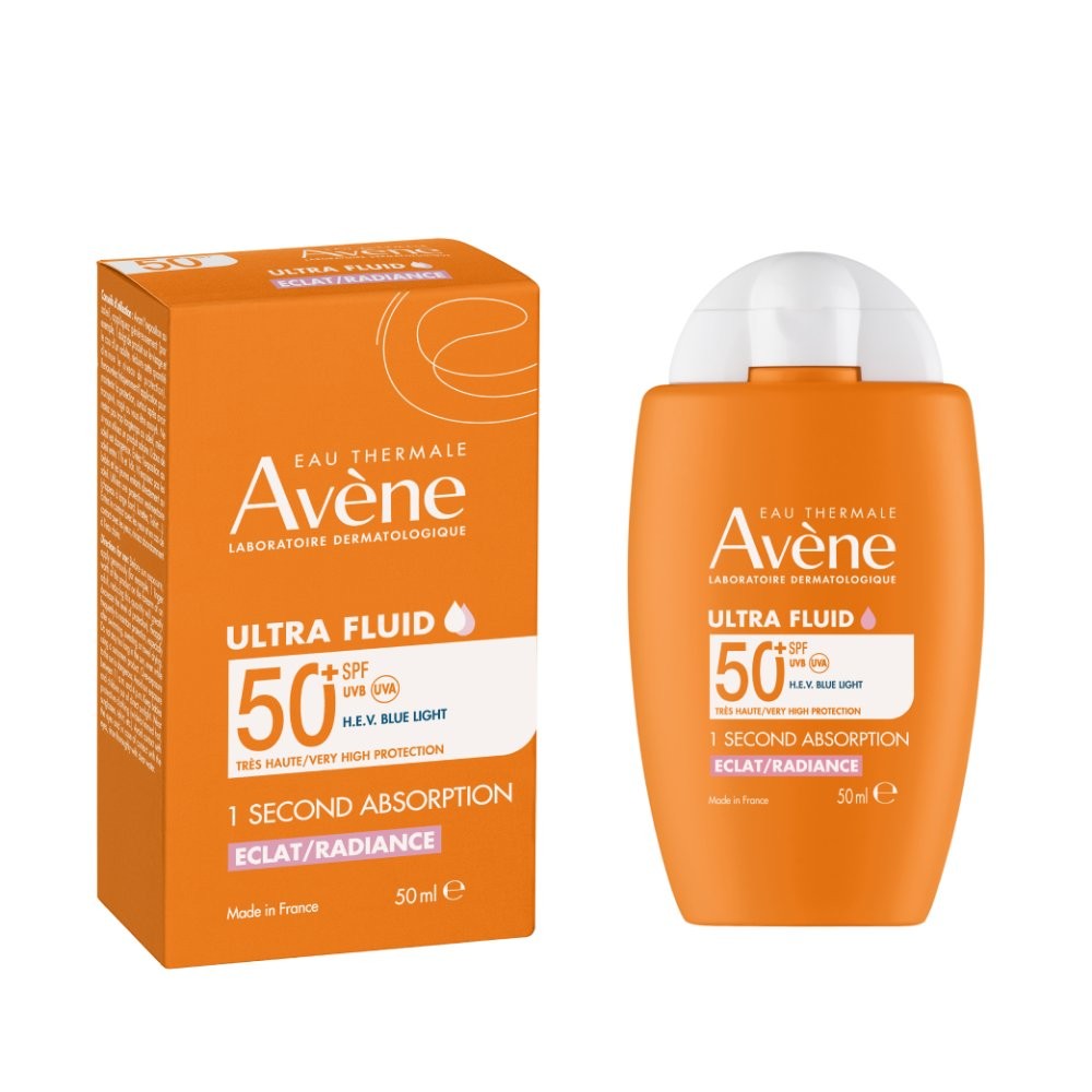 AVÈNE SOLAIRE ULTRA FLUID MAT PERFECT protezione solare viso universale SPF 50 50 ml