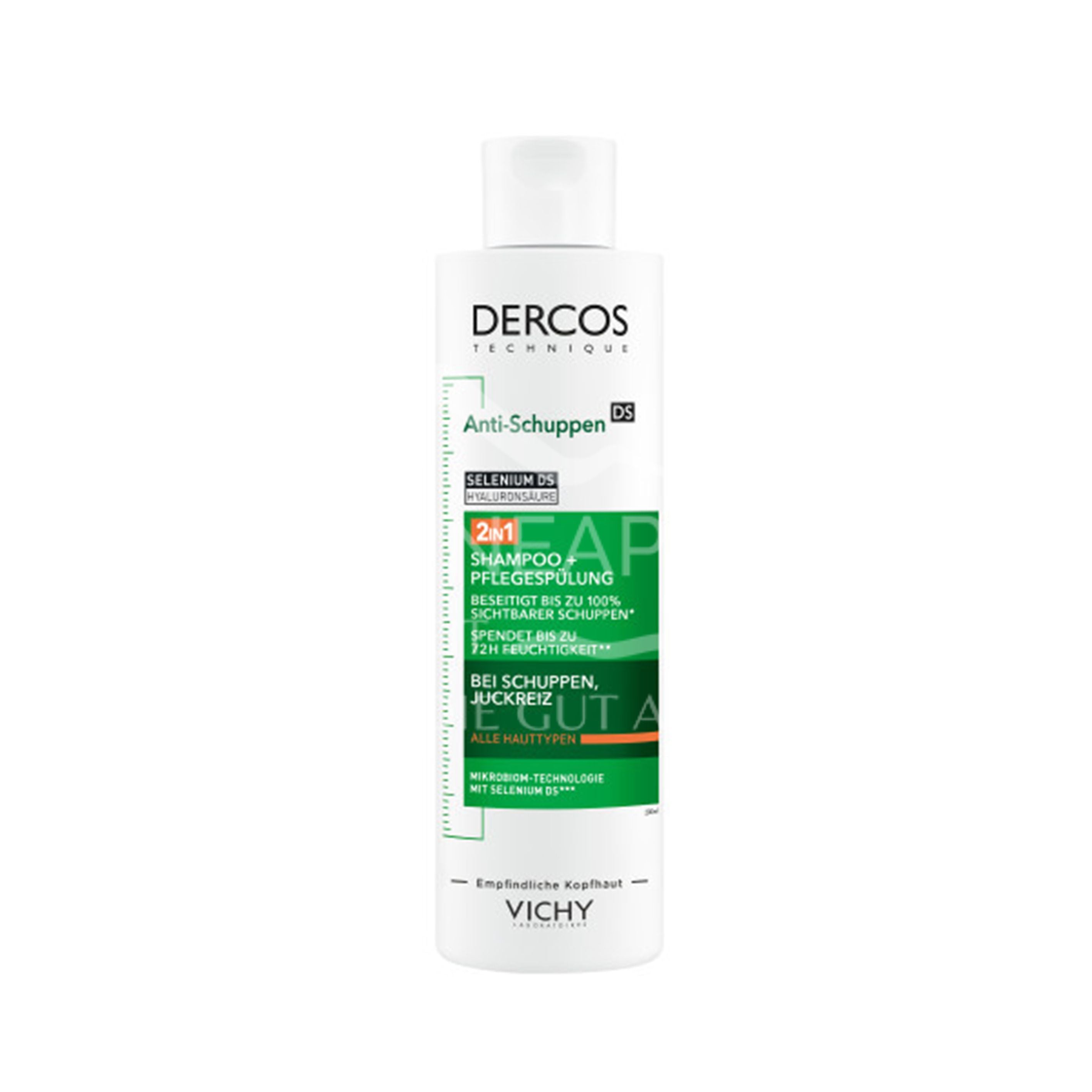 VICHY DERCOS DS Shampoo e balsamo antiforfora 2 in 1 per tutti i tipi di capelli 200ml