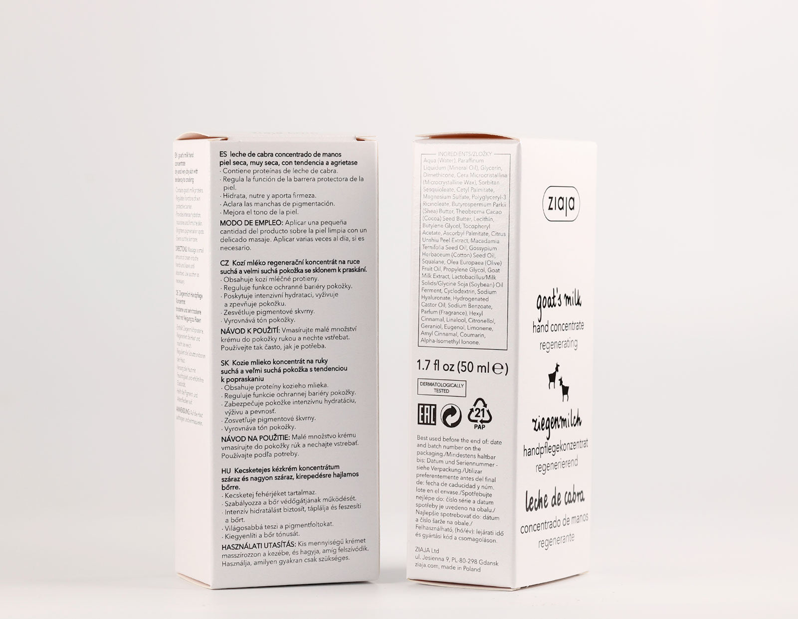 ZIAJA LATTE DI CAPRA crema mani concentrata 50 ml