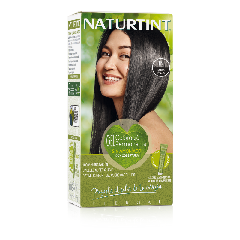 Tinta senza ammoniaca NATURTINT #1N-Nero Ebano 170 ml