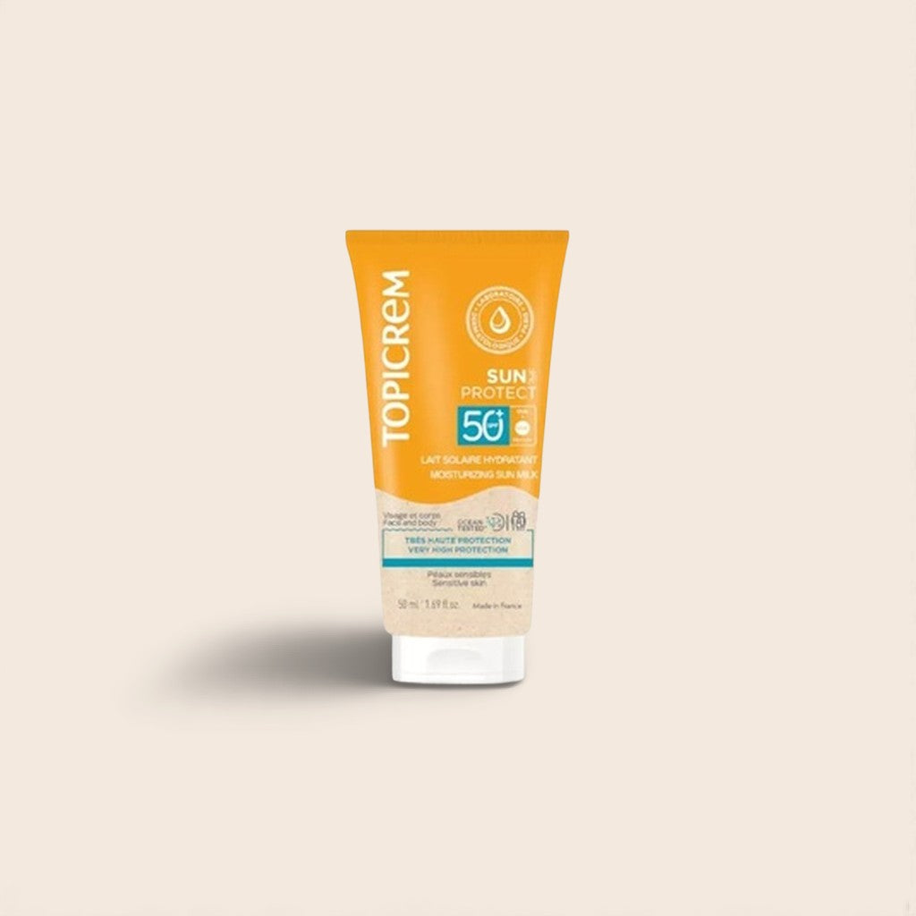 TOPICREM SUN PROTECT moisturizing sun milk SPF50+ 200 ml