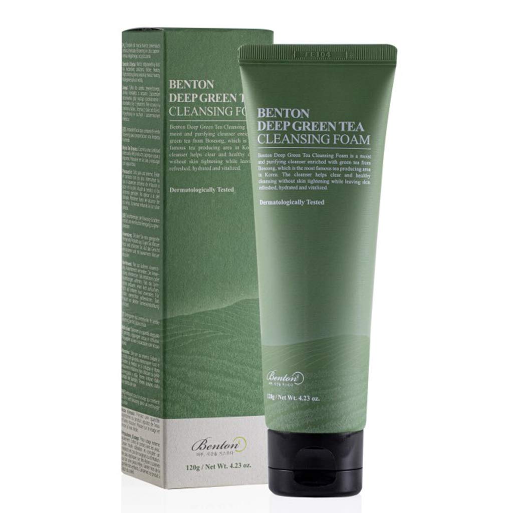 BENTON DEEP GREEN TEA Mousse nettoyante 120 g