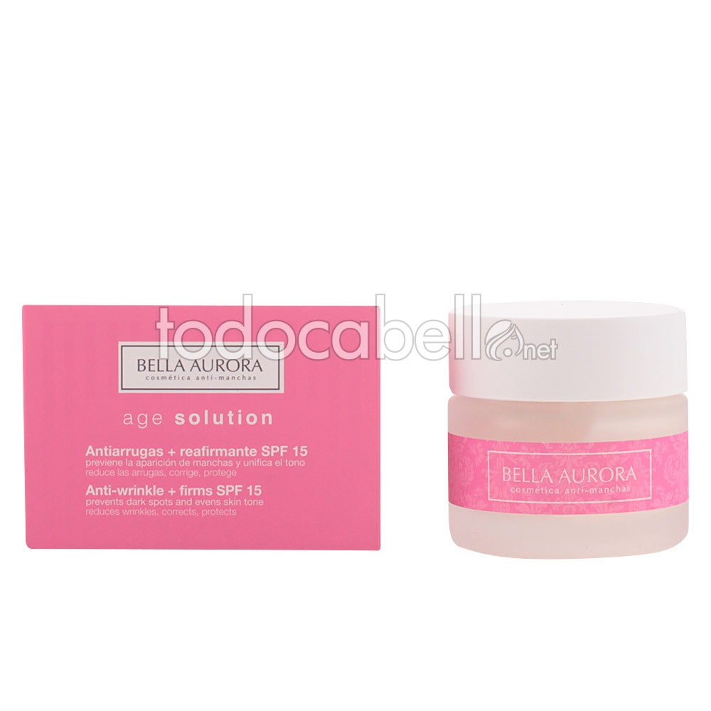 BELLA AURORA AGE SOLUTION antirughe e rassodante SPF15 50 ml