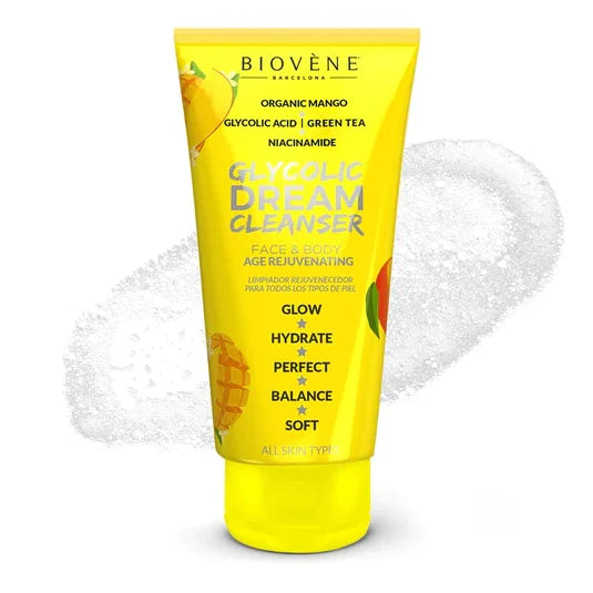 BIOVÈNE GLYCOLIC DREAM CLEANSER viso e corpo ringiovanente 200 ml