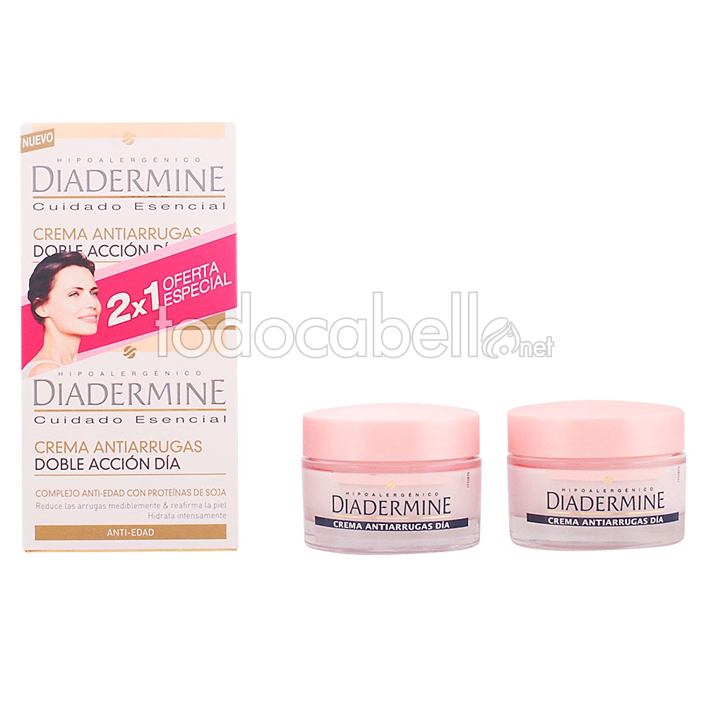 DIADERMINE CRÈME DE JOUR ANTI-RIDES DOUBLE ACTION lot