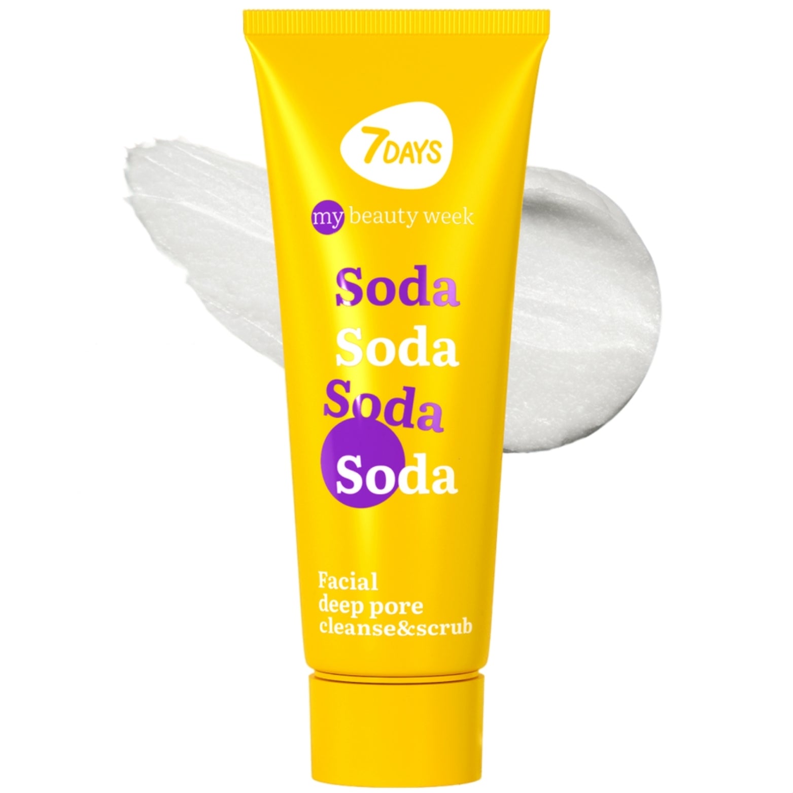 7DAYS SODA deep pore facial cleansing and exfoliation 80 ml
