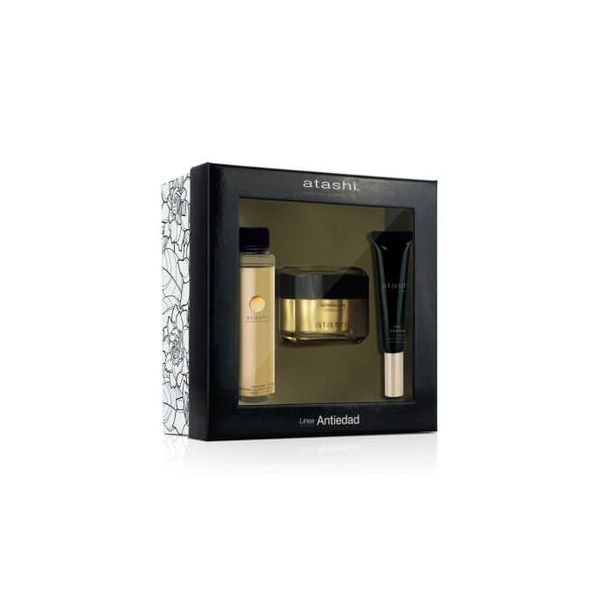 COFANETTO RITUALE ANTI-ETÀ ATASHI LIFT & GLOW ESSENTIALS 5 pz